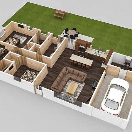 The Brick House: Brand New! 3 Bedroom Home With Private Driveway Pigeon Forge Exteriör bild