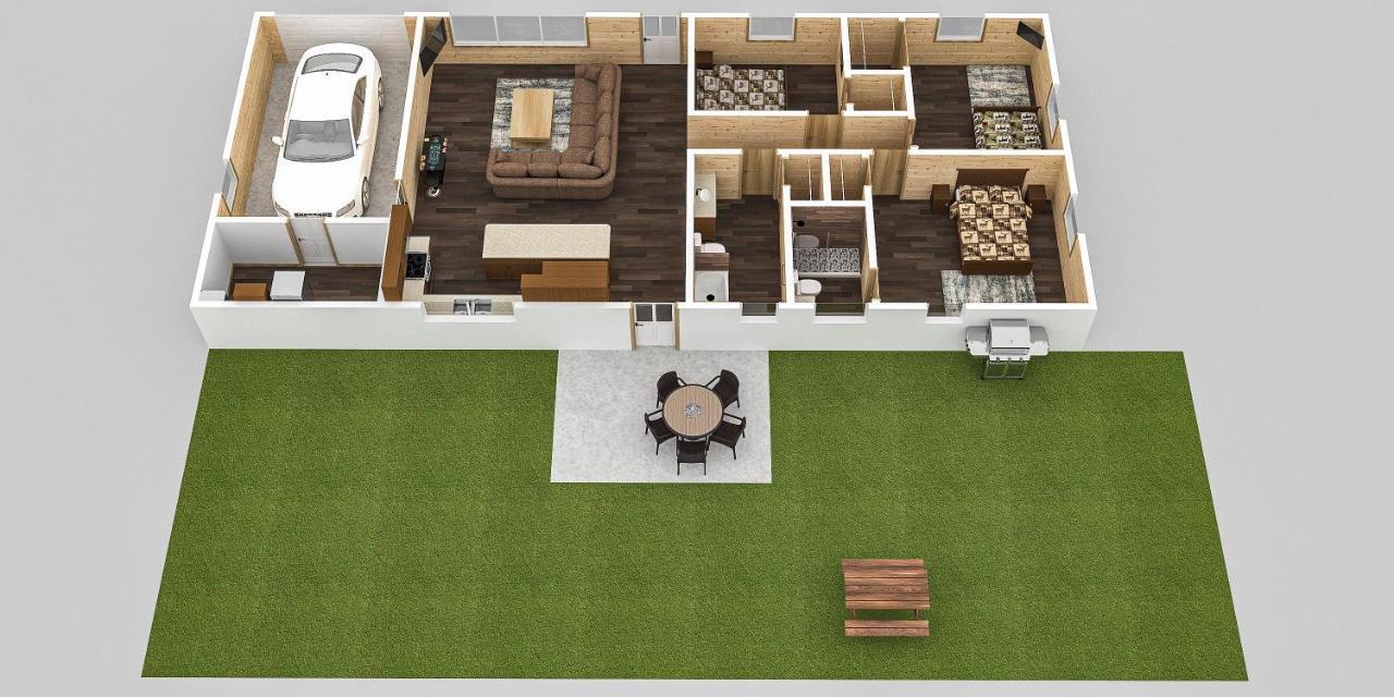 The Brick House: Brand New! 3 Bedroom Home With Private Driveway Pigeon Forge Exteriör bild